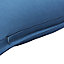 GoodHome Hiva Dark Blue Plain Indoor Cushion (L)60cm x (W)60cm