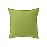 GoodHome Hiva Green Plain Indoor Cushion (L)45cm x (W)45cm