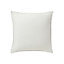 GoodHome Hiva Off white Plain Indoor Cushion (L)45cm x (W)45cm