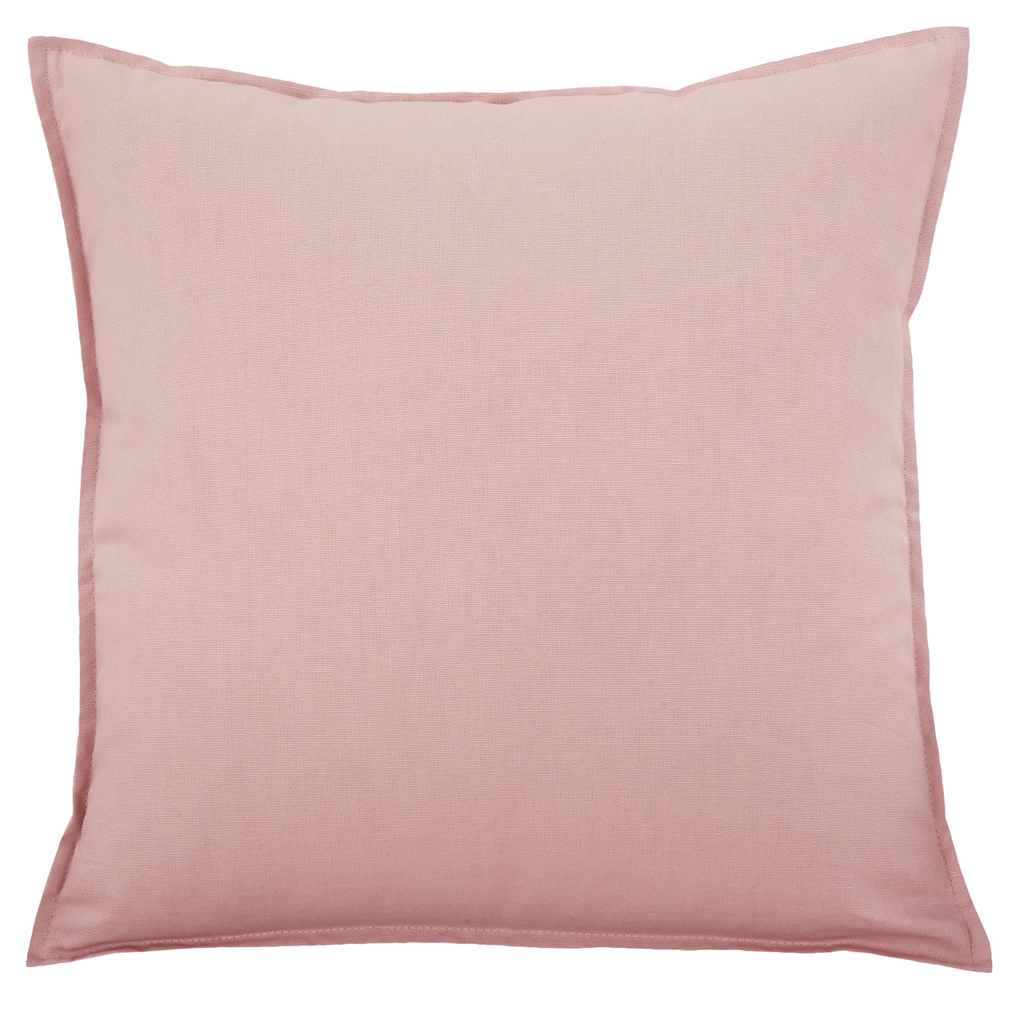 GoodHome Hiva Pink Plain Indoor Cushion (L)45cm x (W)45cm