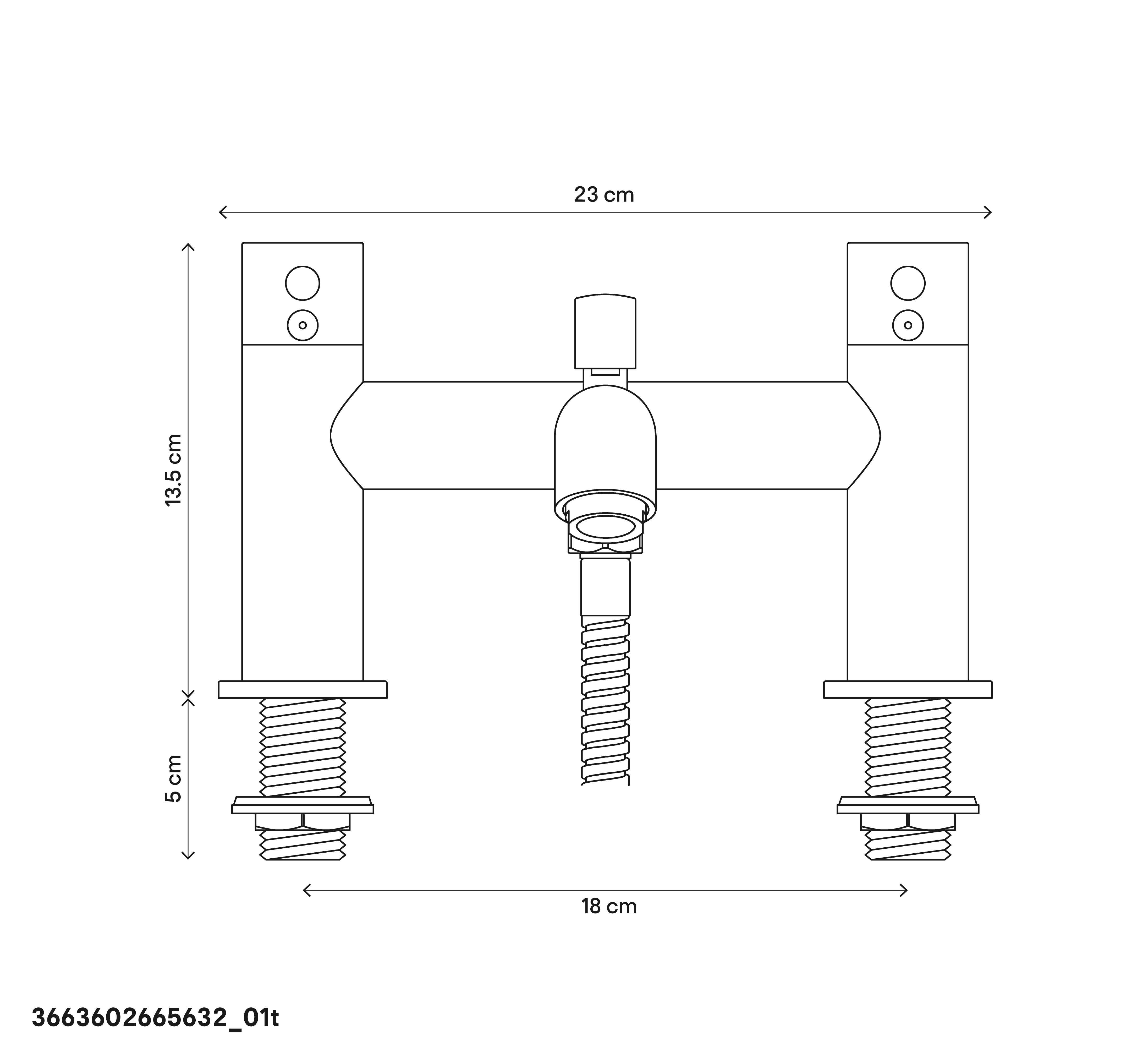 GoodHome Hoffell Shower mixer Tap
