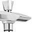 GoodHome Hopa Chrome Wall-mounted Ceramic Shower mixer Tap