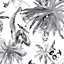GoodHome Howlit Black & white Jungle Textured Wallpaper