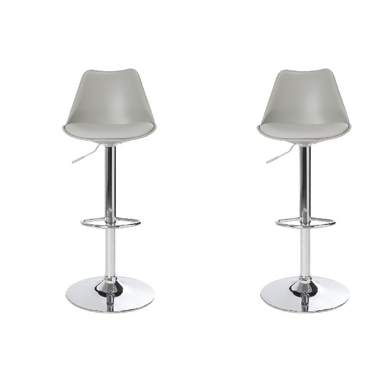 Light grey deals swivel bar stools