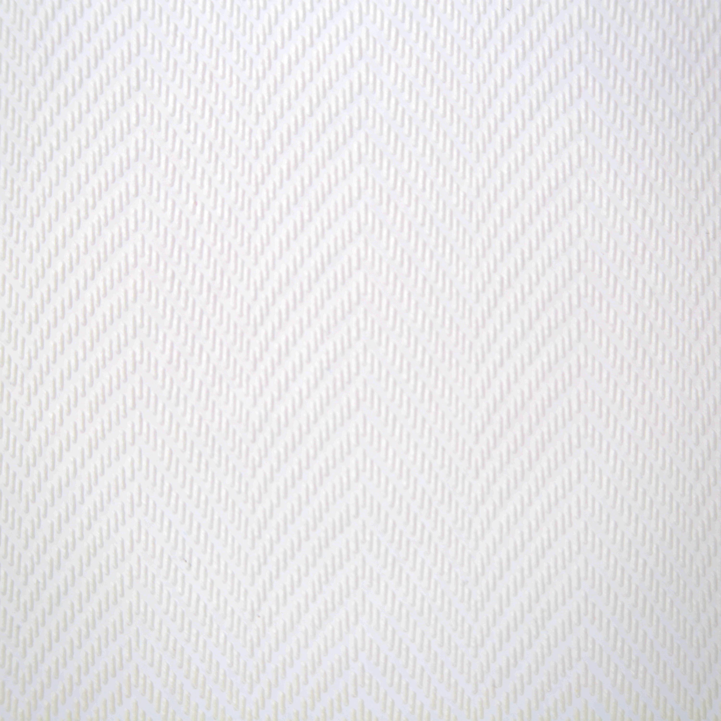 GoodHome Hura White Ridged effect Chevron Textured Wallpaper Sample