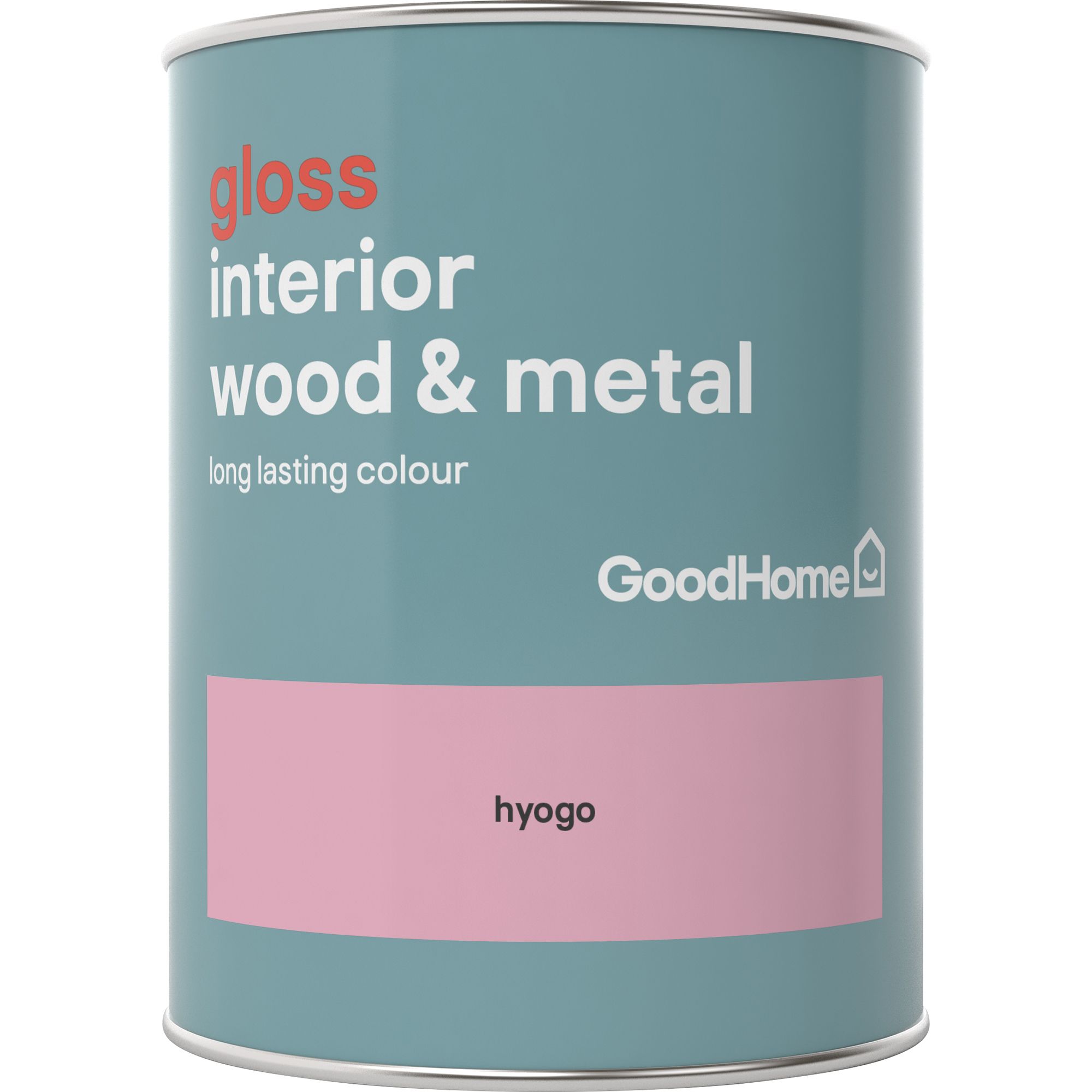 GoodHome Hyogo Gloss Metal & wood paint, 750ml