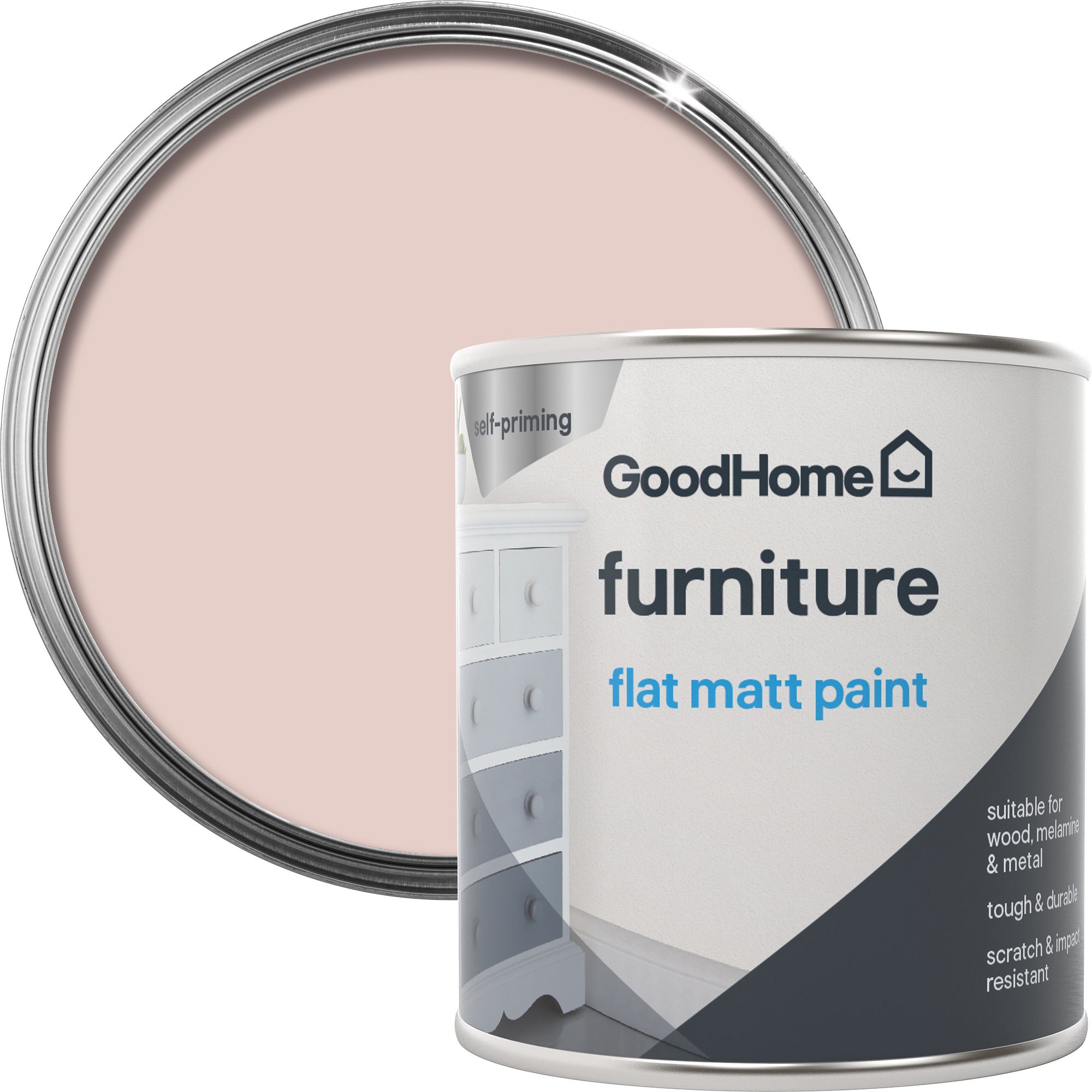 GoodHome Ikoma Matt Furniture paint, 125ml