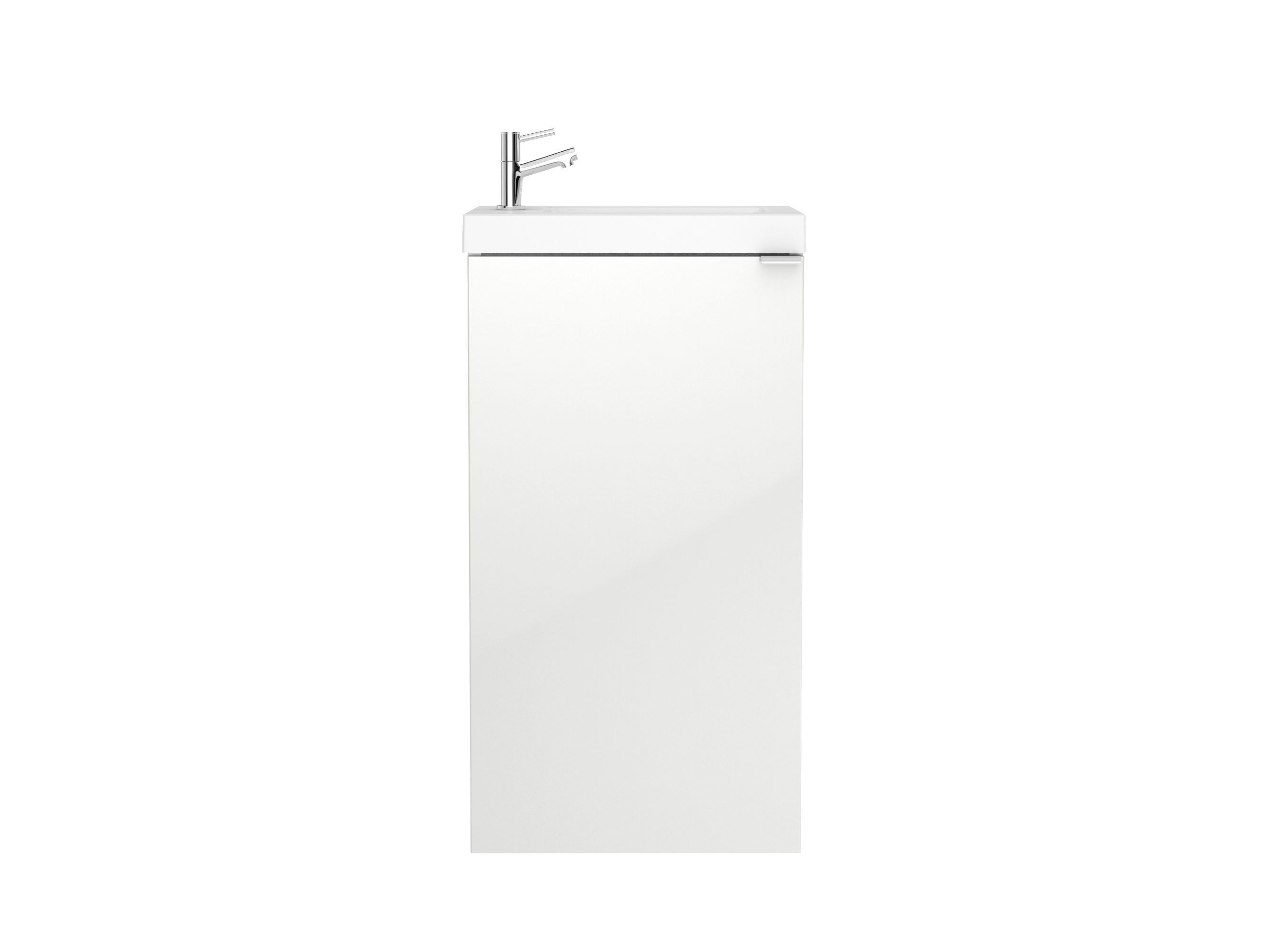 GoodHome Imandra & Beni Gloss White Freestanding Vanity unit & basin set (H)790mm