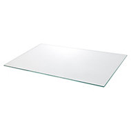 GoodHome Imandra Clear Glass Shelf, (L)558mm