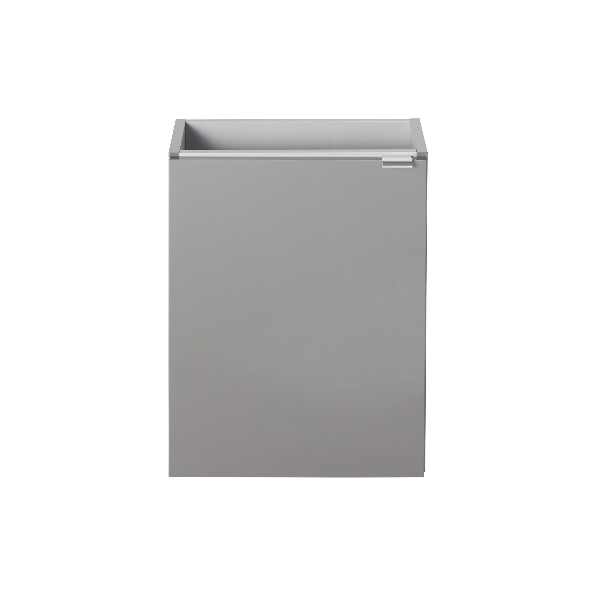 GoodHome Imandra Gloss Anthracite Single Wall-mounted Bathroom Cloakroom unit (H) 550mm (W) 43.6mm