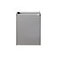 GoodHome Imandra Gloss Anthracite Single Wall-mounted Bathroom Cloakroom unit (W)440mm (H)550mm