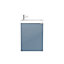 GoodHome Imandra Gloss Blue Single Wall-mounted Vanity unit (H)55cm (W)4.36cm