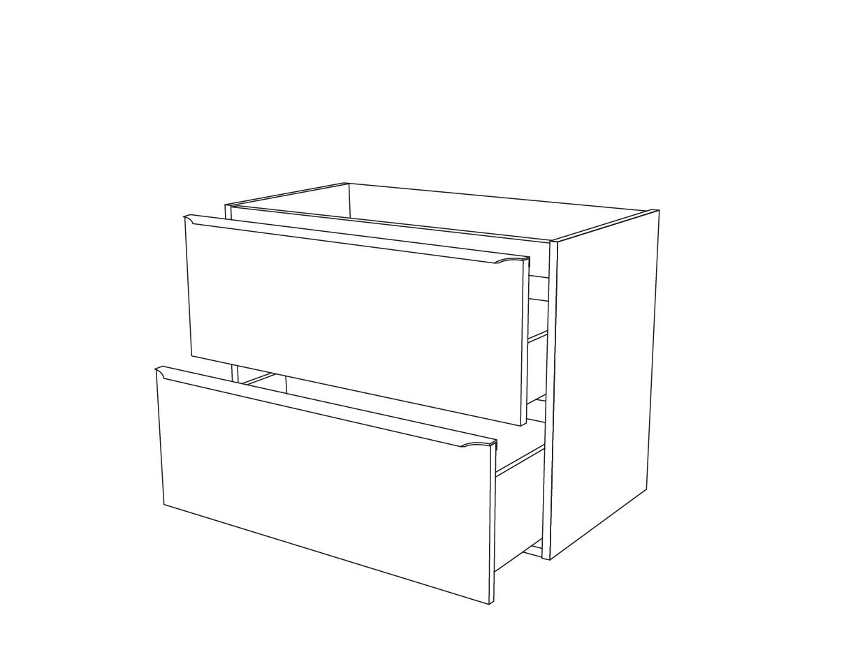 GoodHome Imandra Gloss Grey Wall-mounted Bathroom Vanity unit (H)60cm (W)80cm