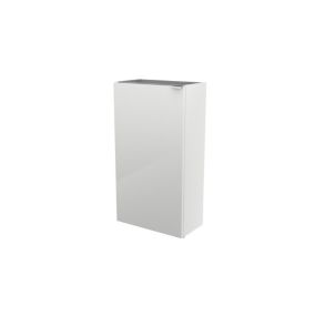 GoodHome Imandra Gloss White 1 door Freestanding Bathroom Basin Cloakroom unit (W)440mm (H)790mm