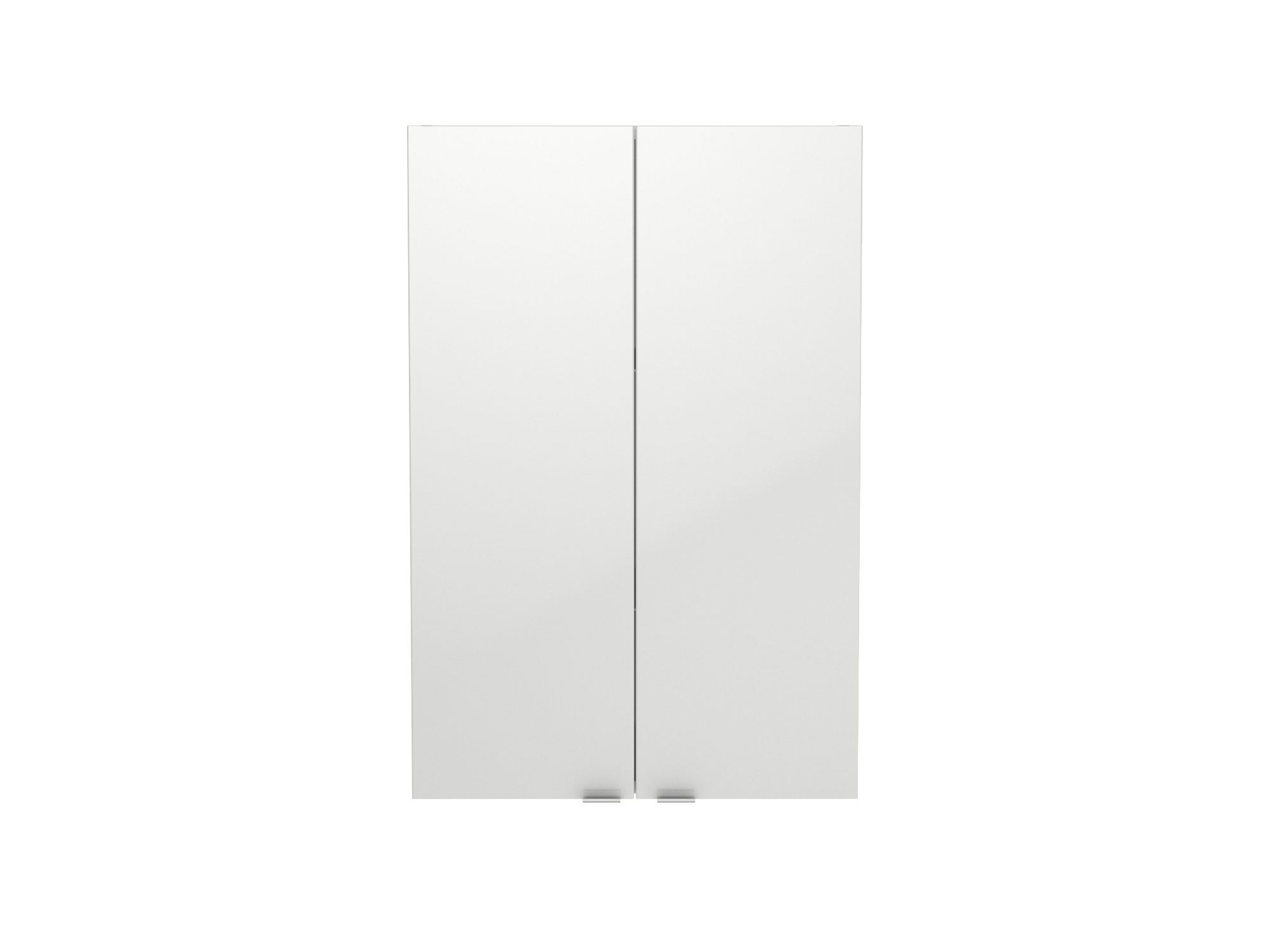 GoodHome Imandra Gloss White Double Bathroom Wall cabinet (H)90cm (W)60cm