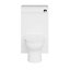 GoodHome Imandra Gloss White Freestanding Toilet Cabinet (W)500mm (H)840mm