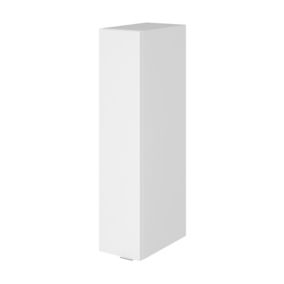 GoodHome Imandra Gloss White Single Deep Wall Cabinet (W)200mm (H)900mm