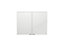 GoodHome Imandra Gloss White Wall Cabinet (W)800mm (H)600mm