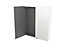 GoodHome Imandra Gloss White Wall Cabinet (W)800mm (H)900mm