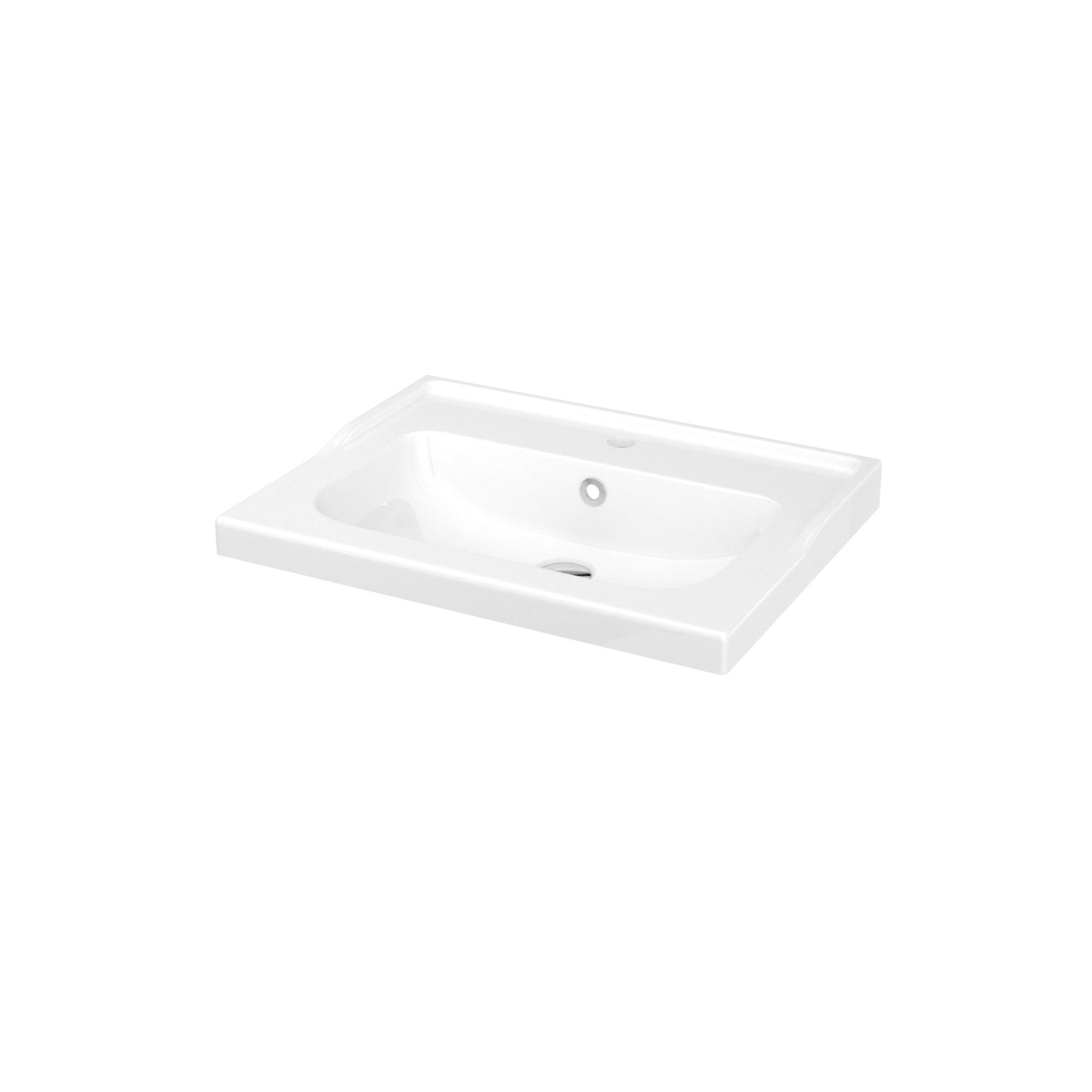 GoodHome Imandra & Lana Grey Wall-mounted Vanity unit & basin set (W)604mm