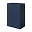 GoodHome Imandra Matt Blue Double Deep Wall cabinet (W)600mm (H)900mm