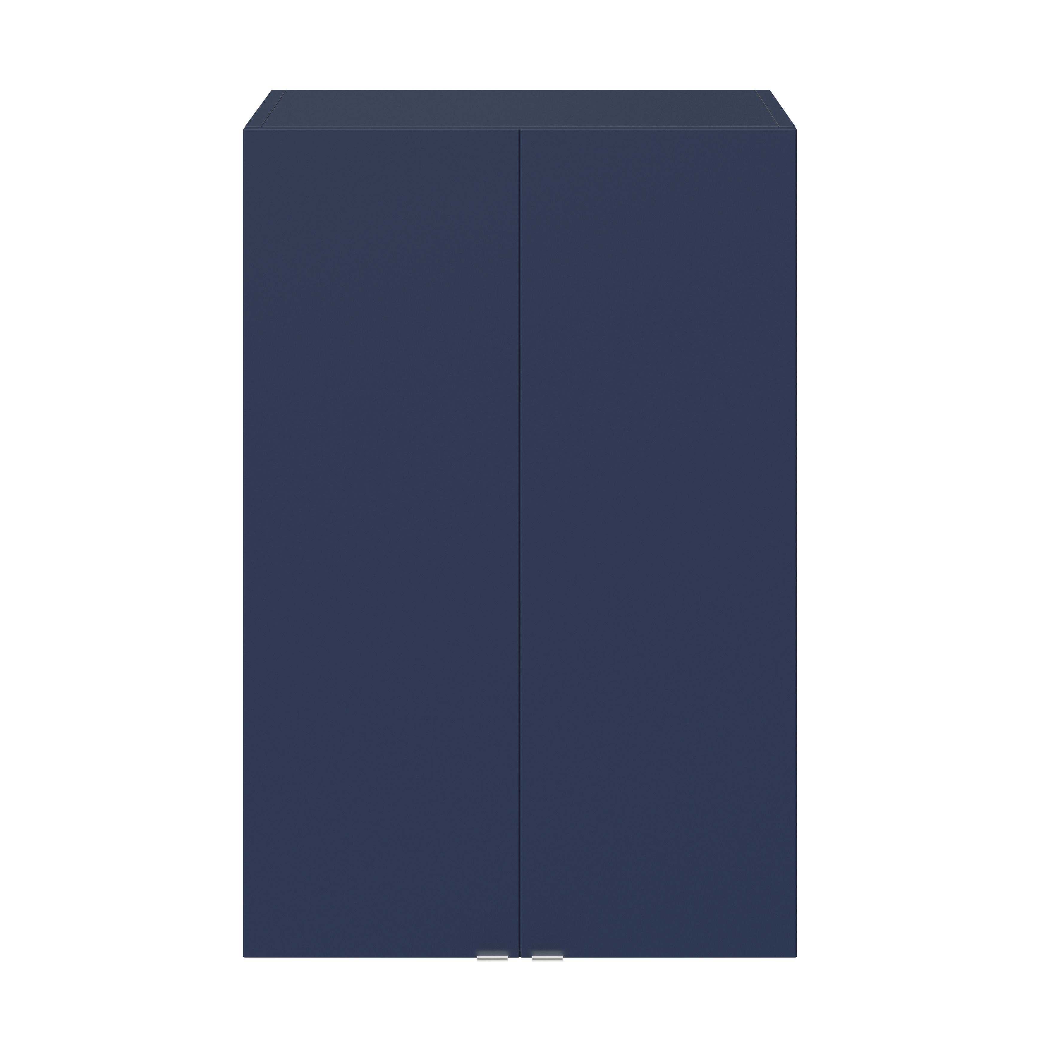 GoodHome Imandra Matt Blue Double Deep Wall cabinet (W)600mm (H)900mm