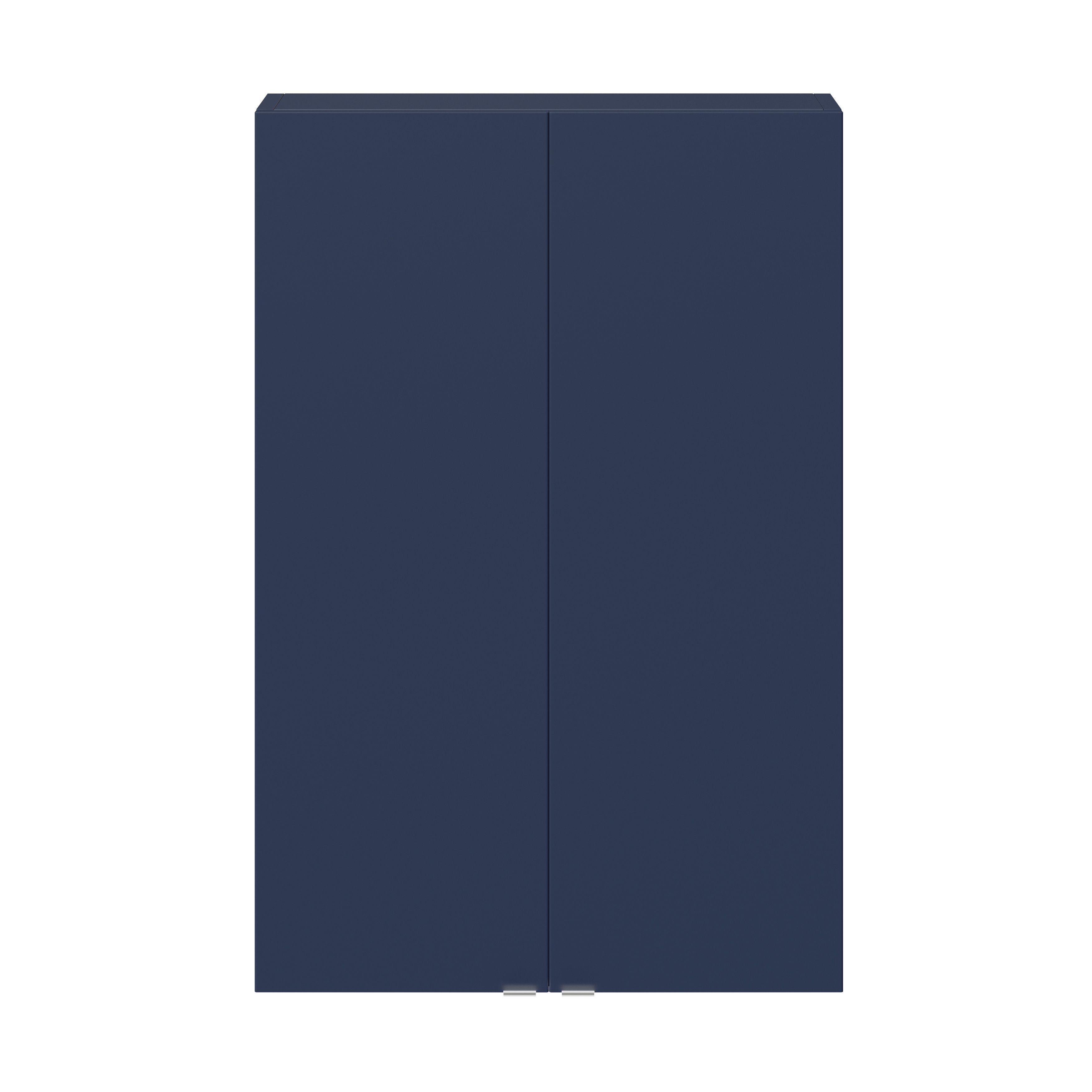 GoodHome Imandra Matt Blue Double Wall cabinet (W)600mm (H)900mm