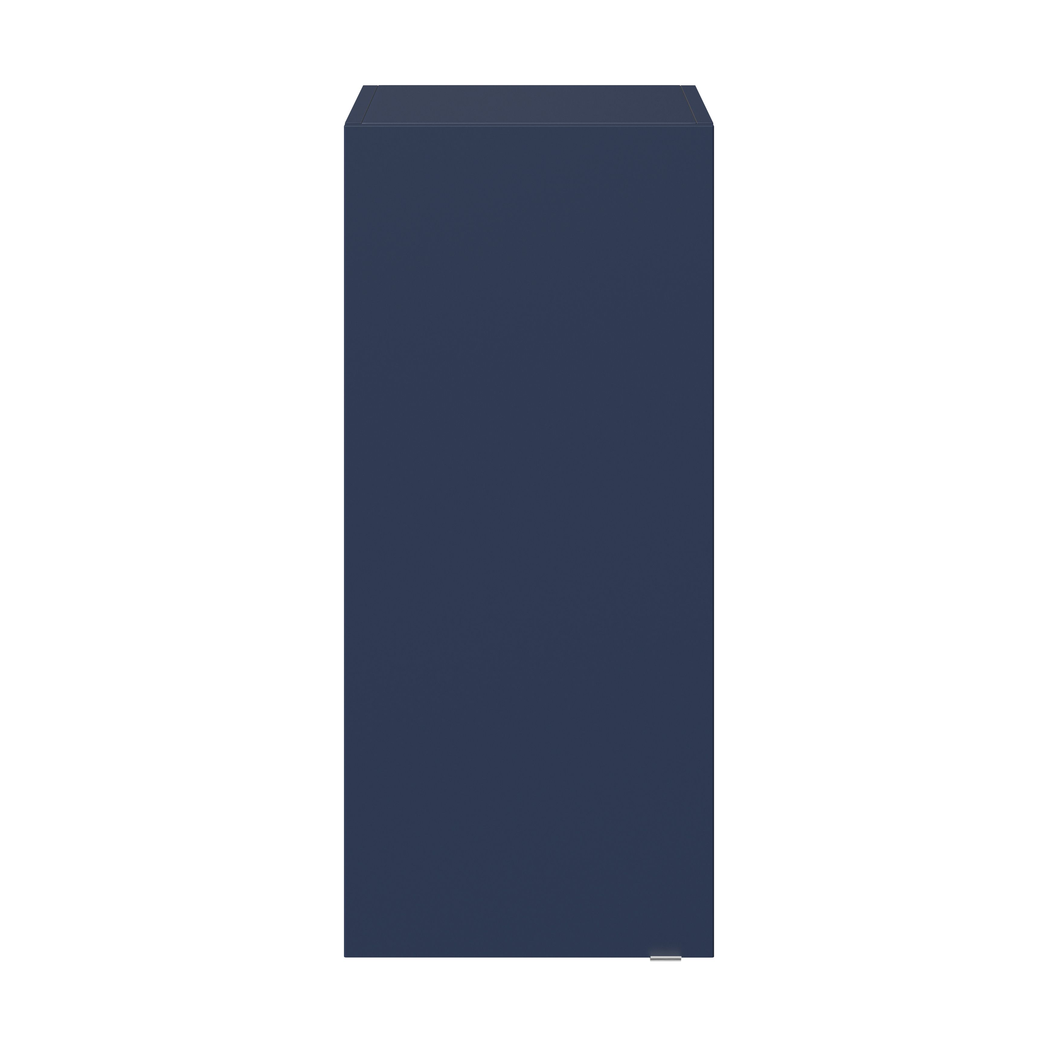 GoodHome Imandra Matt Blue Single Deep Wall cabinet (W)400mm (H)900mm