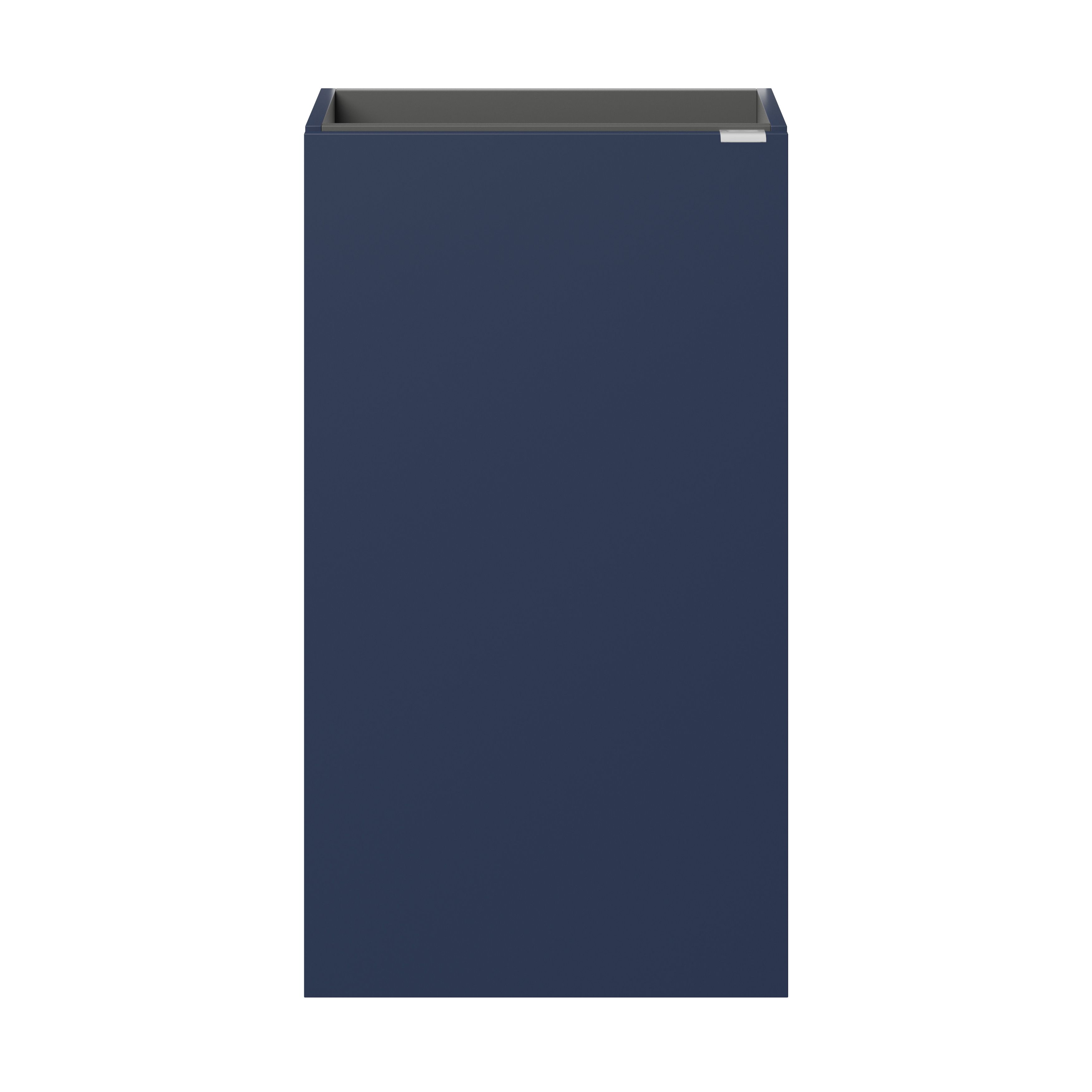 GoodHome Imandra Matt Blue Single Freestanding Bathroom Cloakroom unit (H)79cm (W)44cm