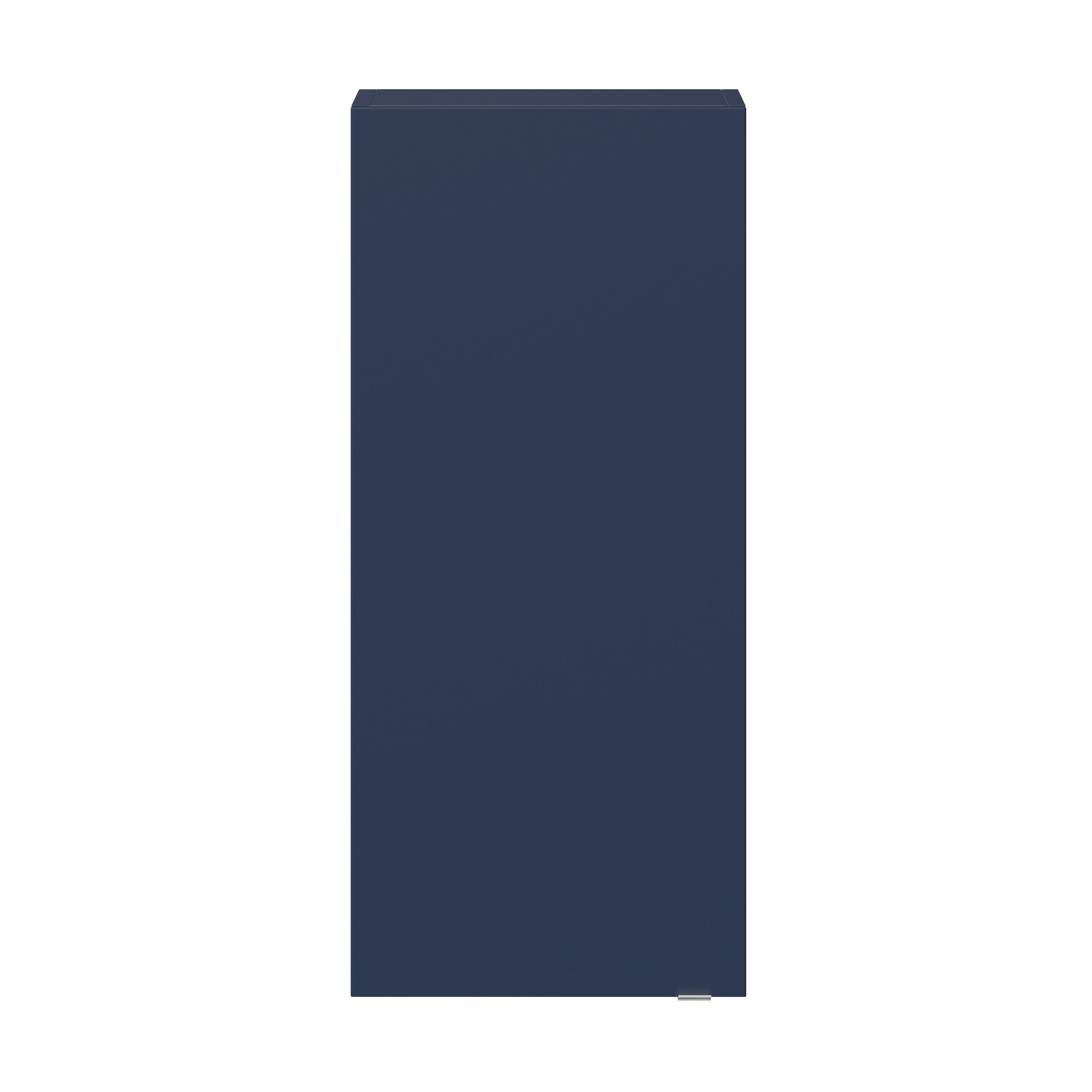 GoodHome Imandra Matt Blue Single Wall cabinet (W)400mm (H)900mm