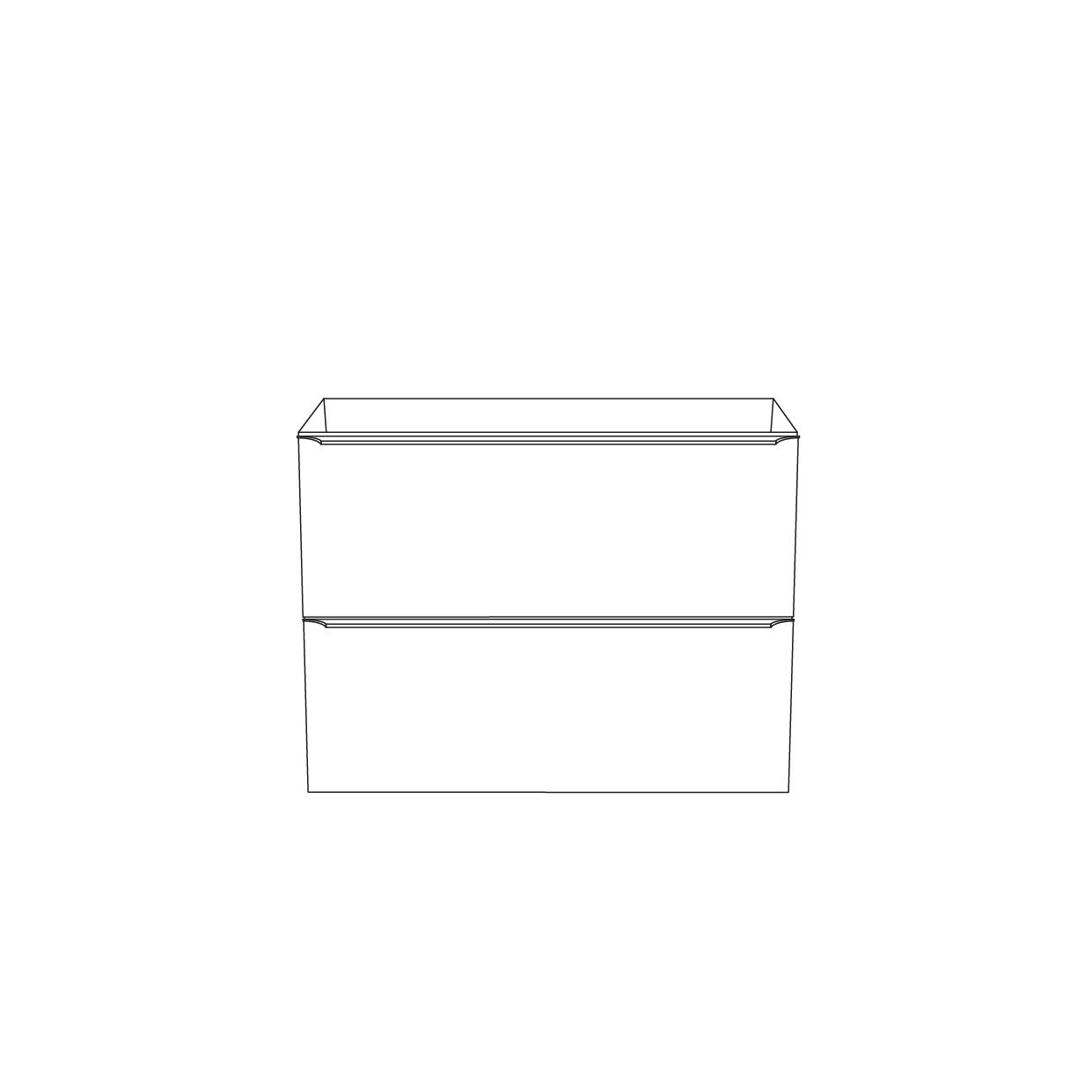 GoodHome Imandra & Mila Grey Wall-mounted Vanity unit & basin set (W)804mm