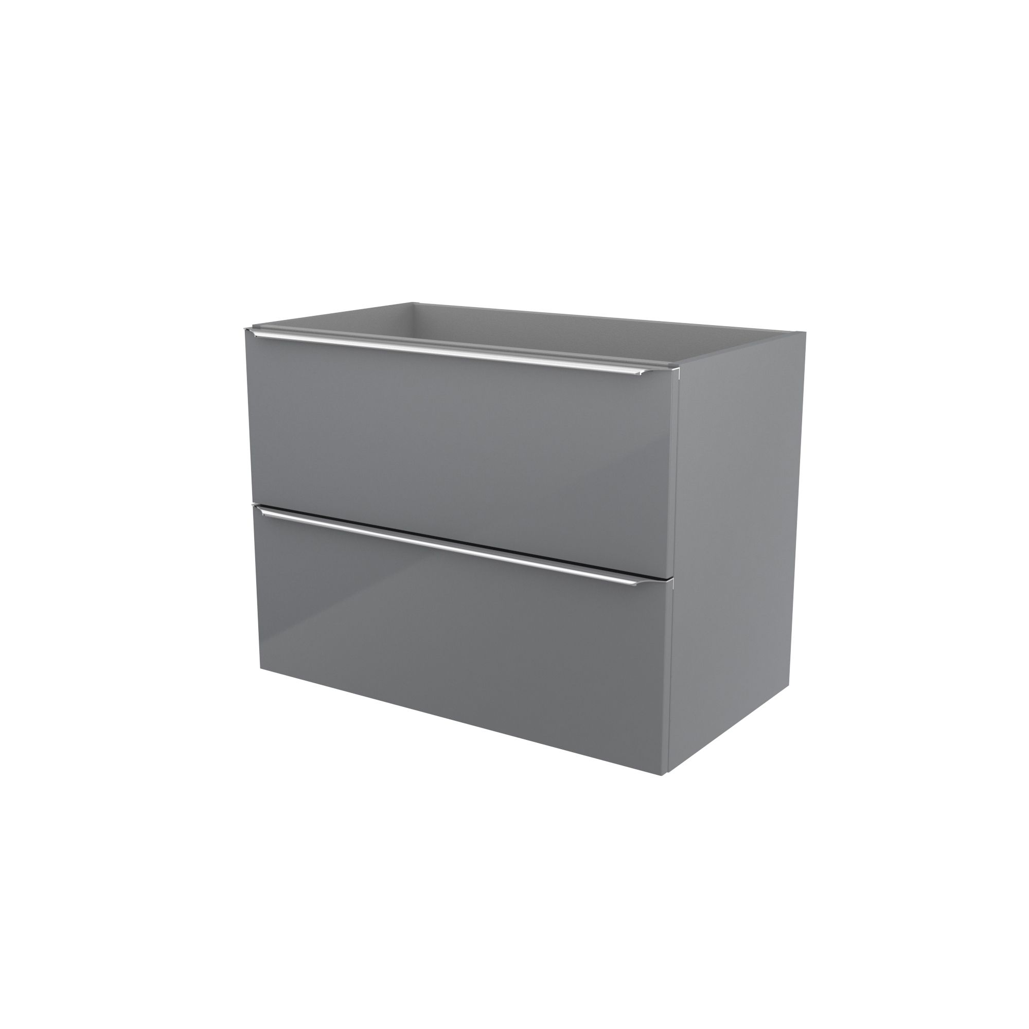 GoodHome Imandra & Mila Grey Wall-mounted Vanity unit & basin set (W)804mm