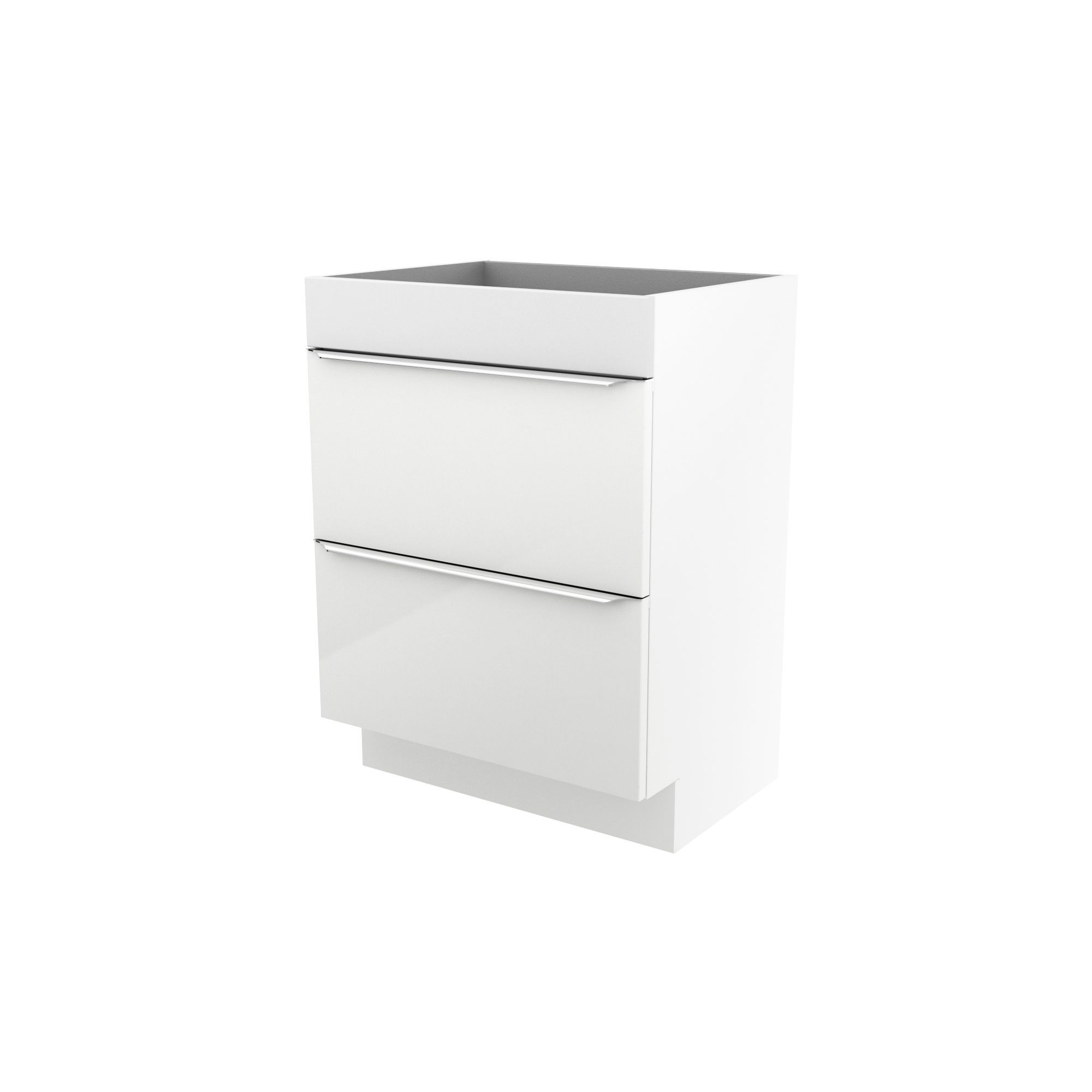 GoodHome Imandra & Mila White Freestanding Vanity unit & basin set (W)604mm