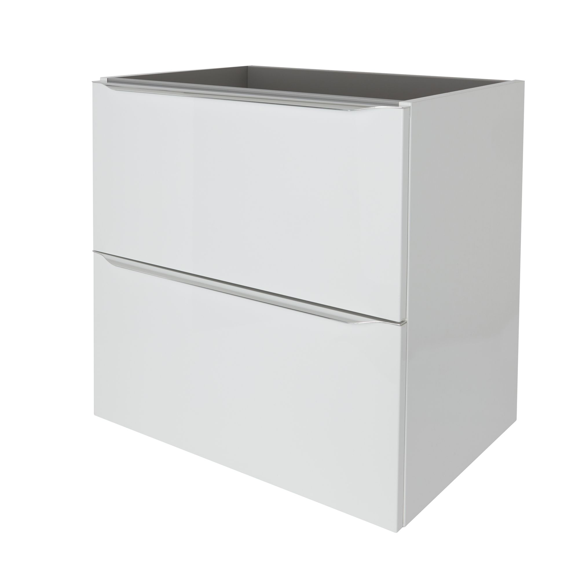 GoodHome Imandra & Mila White Wall-mounted Vanity unit & basin set (W)604mm