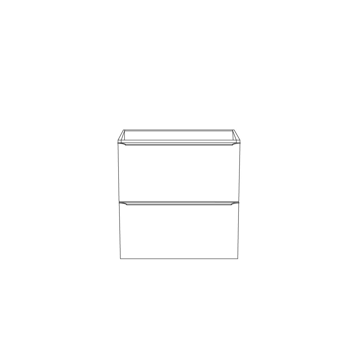 GoodHome Imandra & Mila White Wall-mounted Vanity unit & basin set (W)604mm