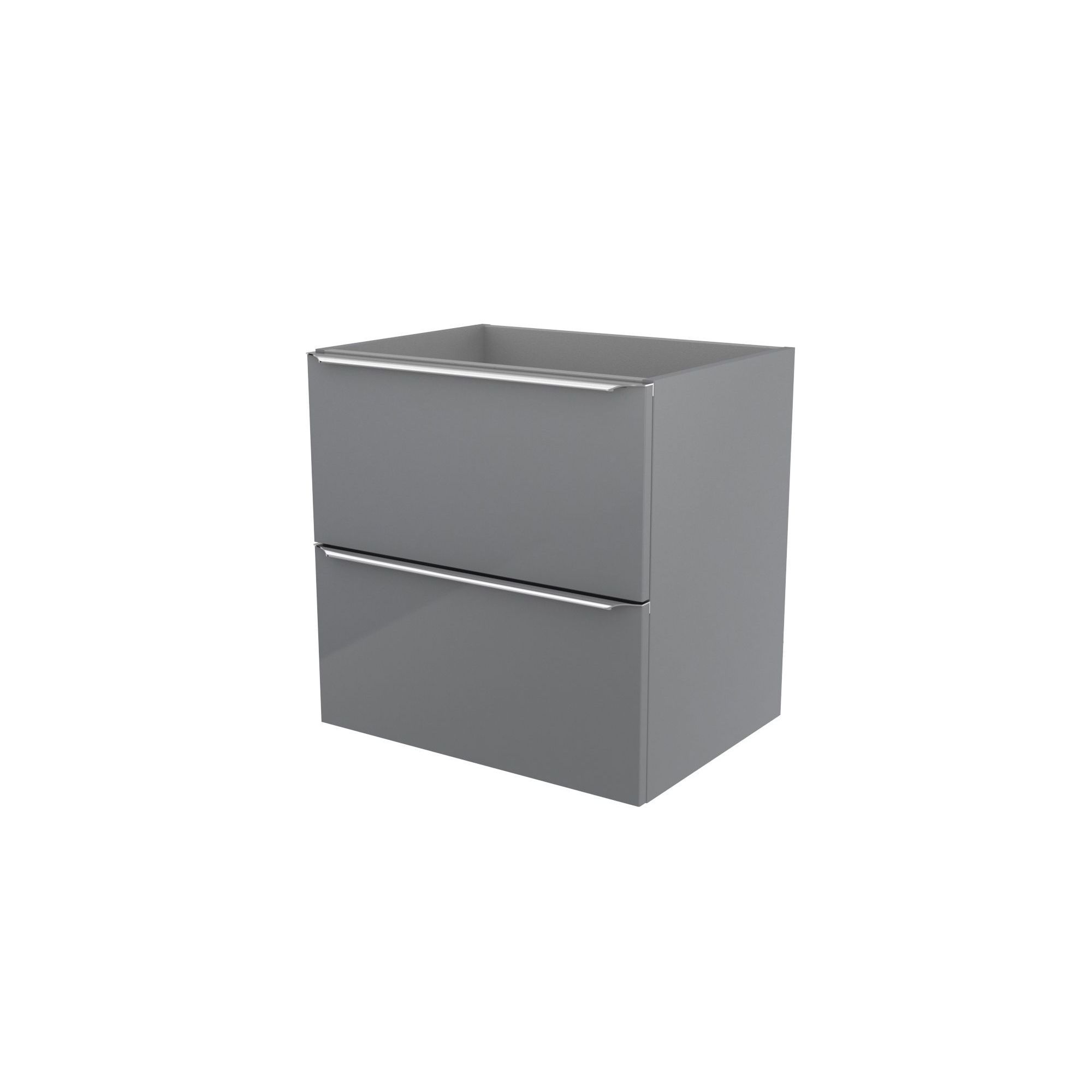GoodHome Imandra & Nira Grey Wall-mounted Vanity unit & basin set (W)604mm