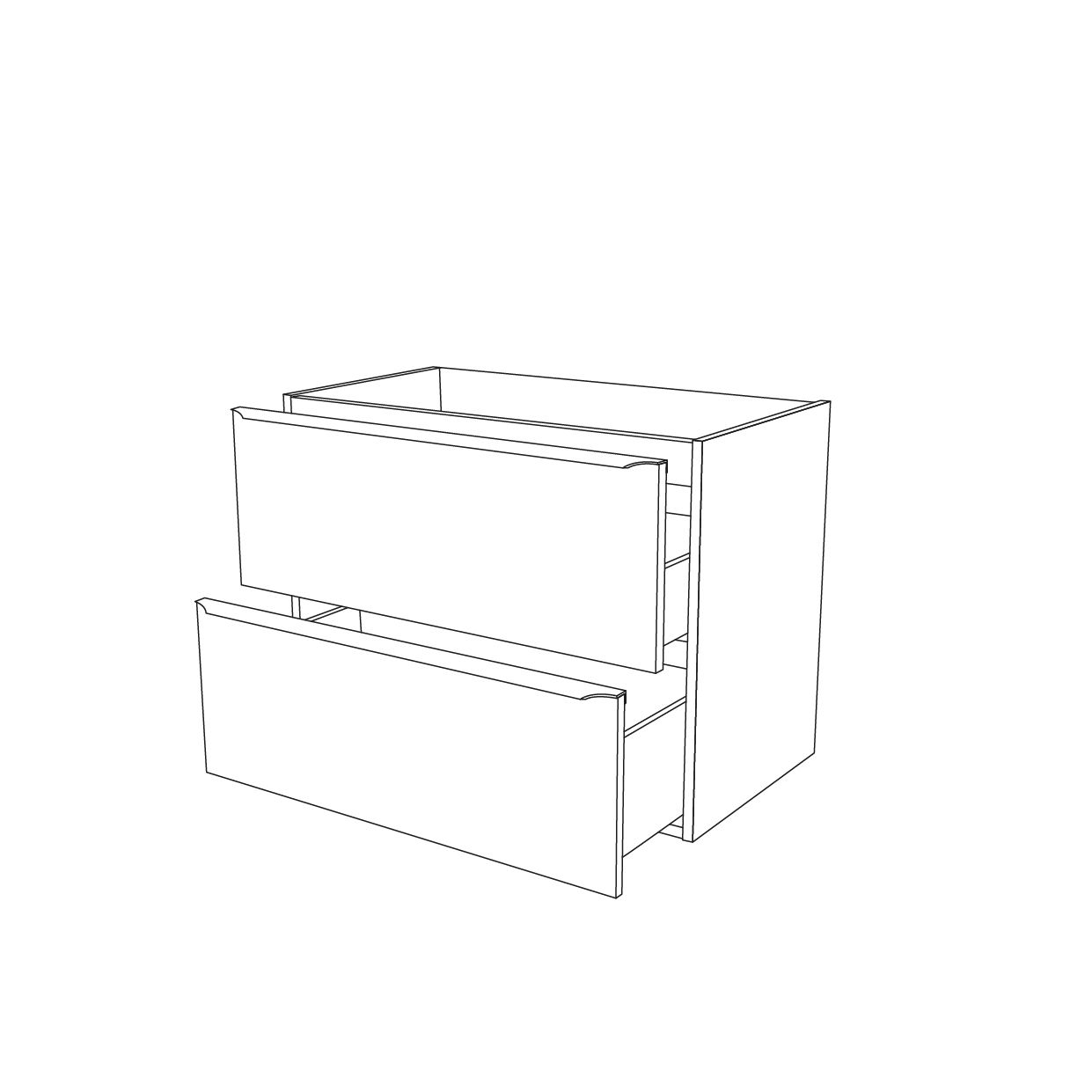 GoodHome Imandra & Nira Grey Wall-mounted Vanity unit & basin set (W)804mm