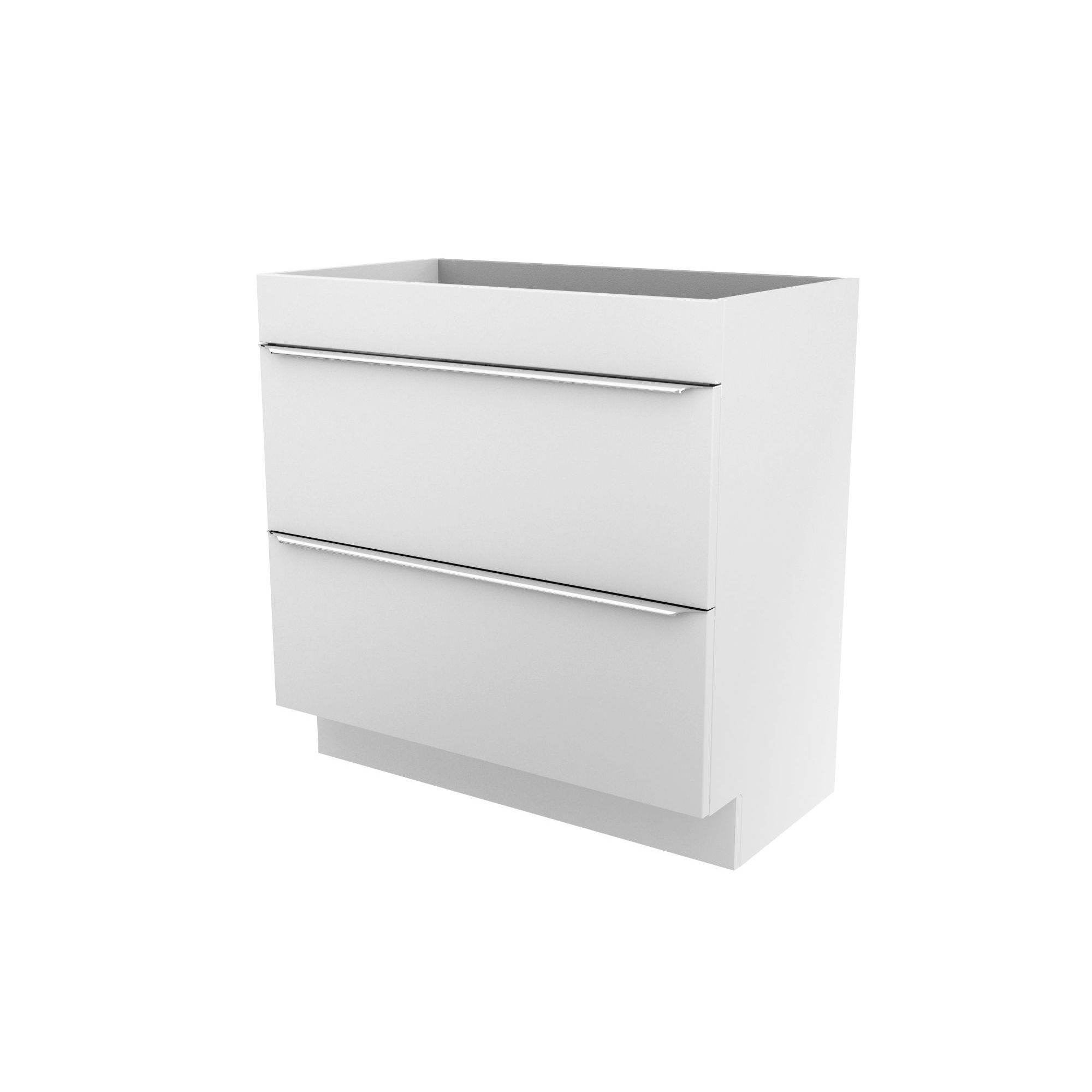 GoodHome Imandra & Nira White Freestanding Vanity unit & basin set (W)804mm