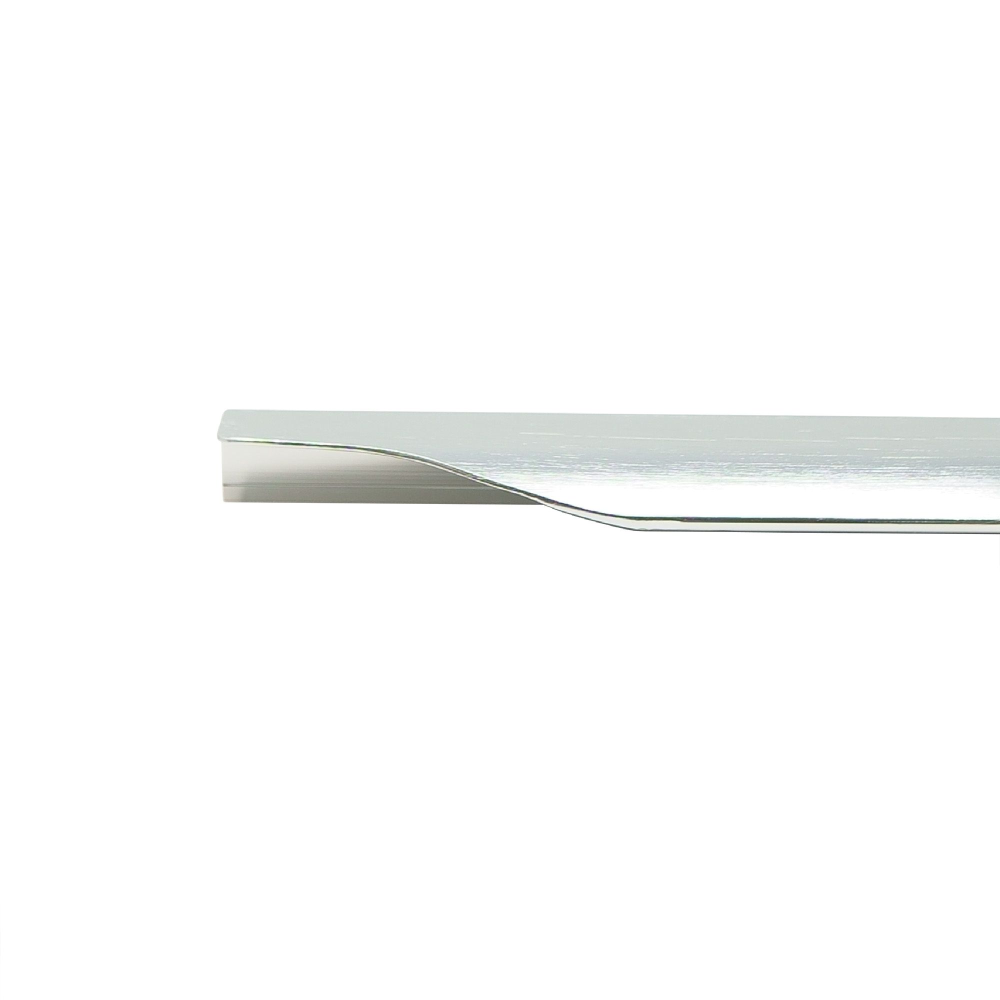 GoodHome Imandra Silver effect Bathroom Handle (L)100cm