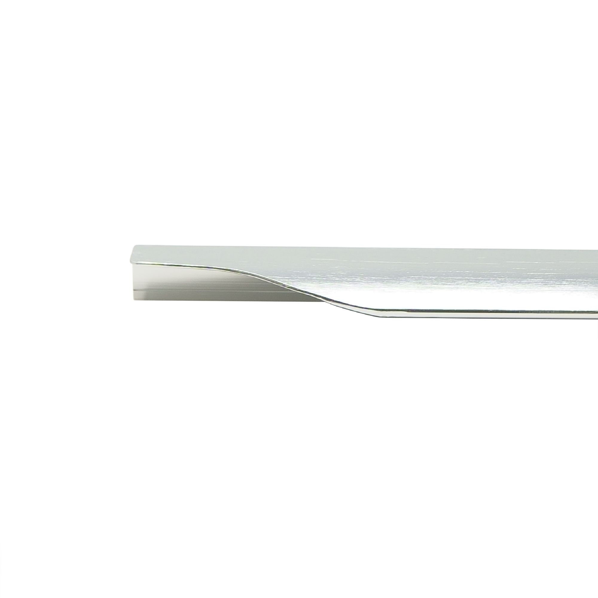 GoodHome Imandra Silver effect Bathroom Handle (L)60cm