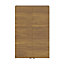 GoodHome Imandra Walnut effect Double Wall cabinet (W)600mm (H)900mm