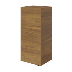 GoodHome Imandra Walnut effect Single Deep Wall cabinet (W)400mm (H)900mm