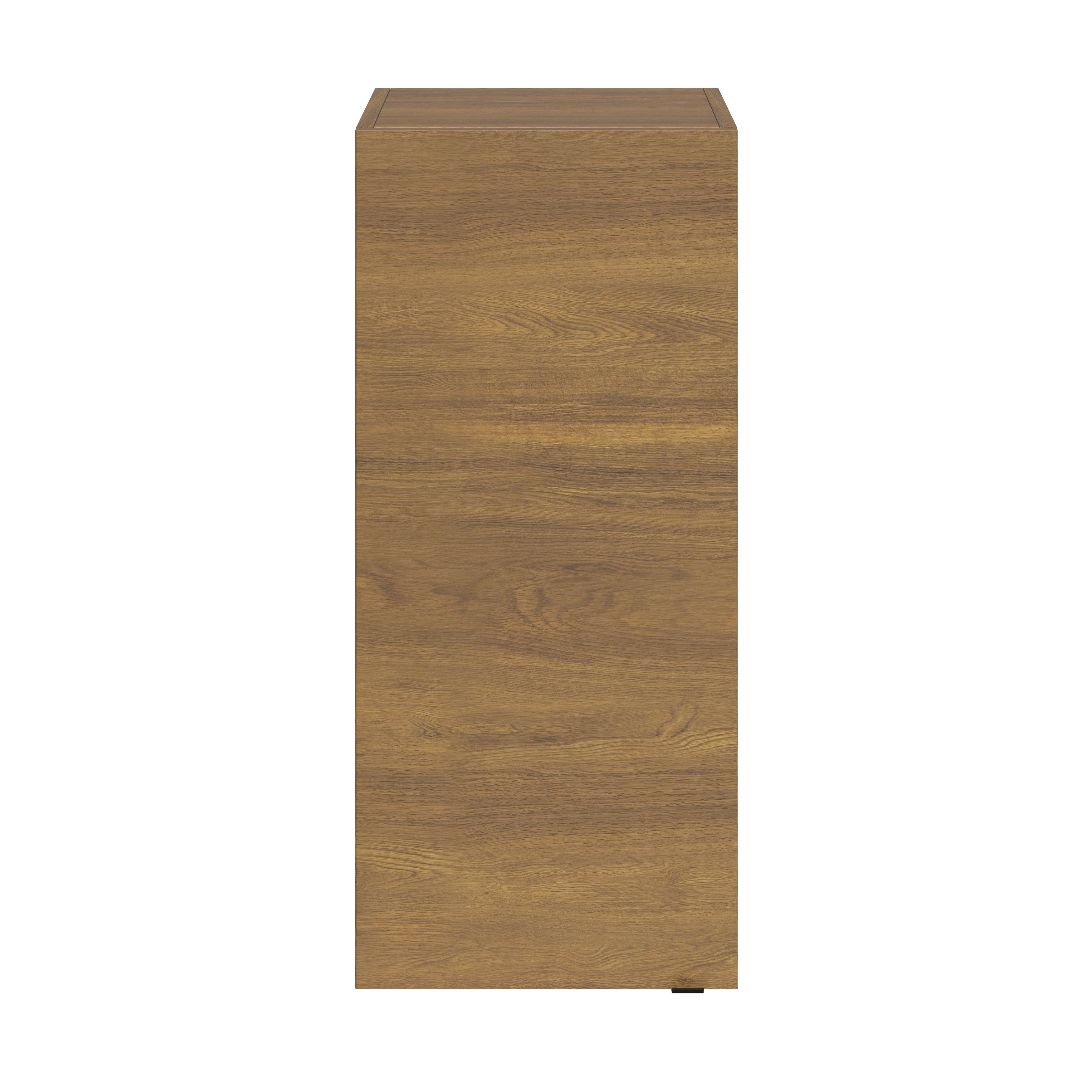 GoodHome Imandra Walnut effect Single Deep Wall cabinet (W)400mm (H)900mm