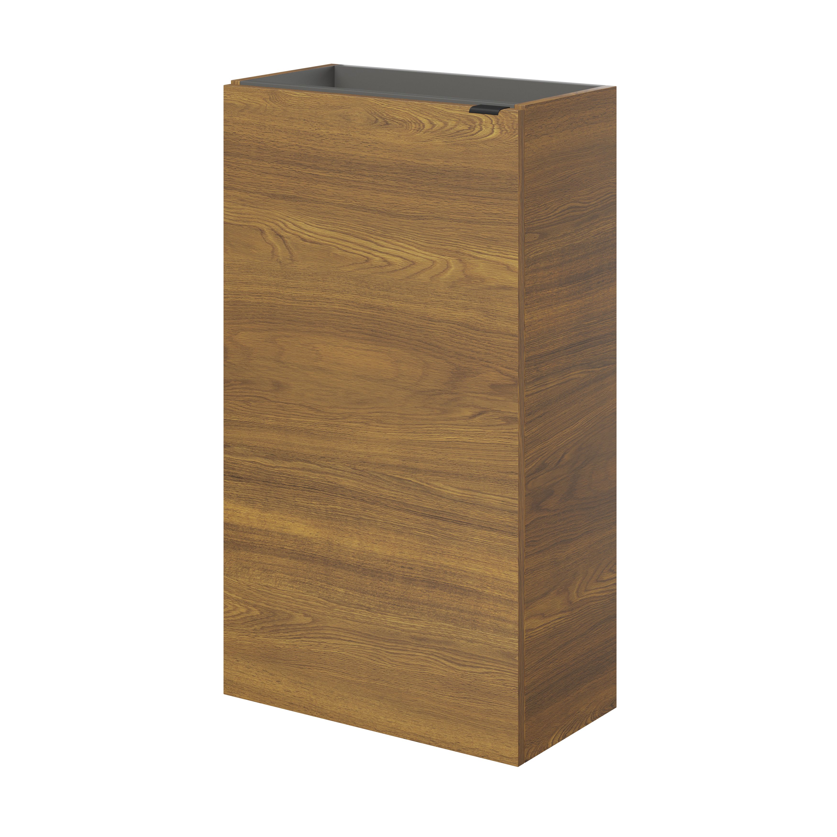 GoodHome Imandra Walnut effect Single Freestanding Bathroom Cloakroom unit (H)79cm (W)44cm