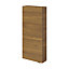 GoodHome Imandra Walnut effect Single Wall Cabinet (W)400mm (H)900mm