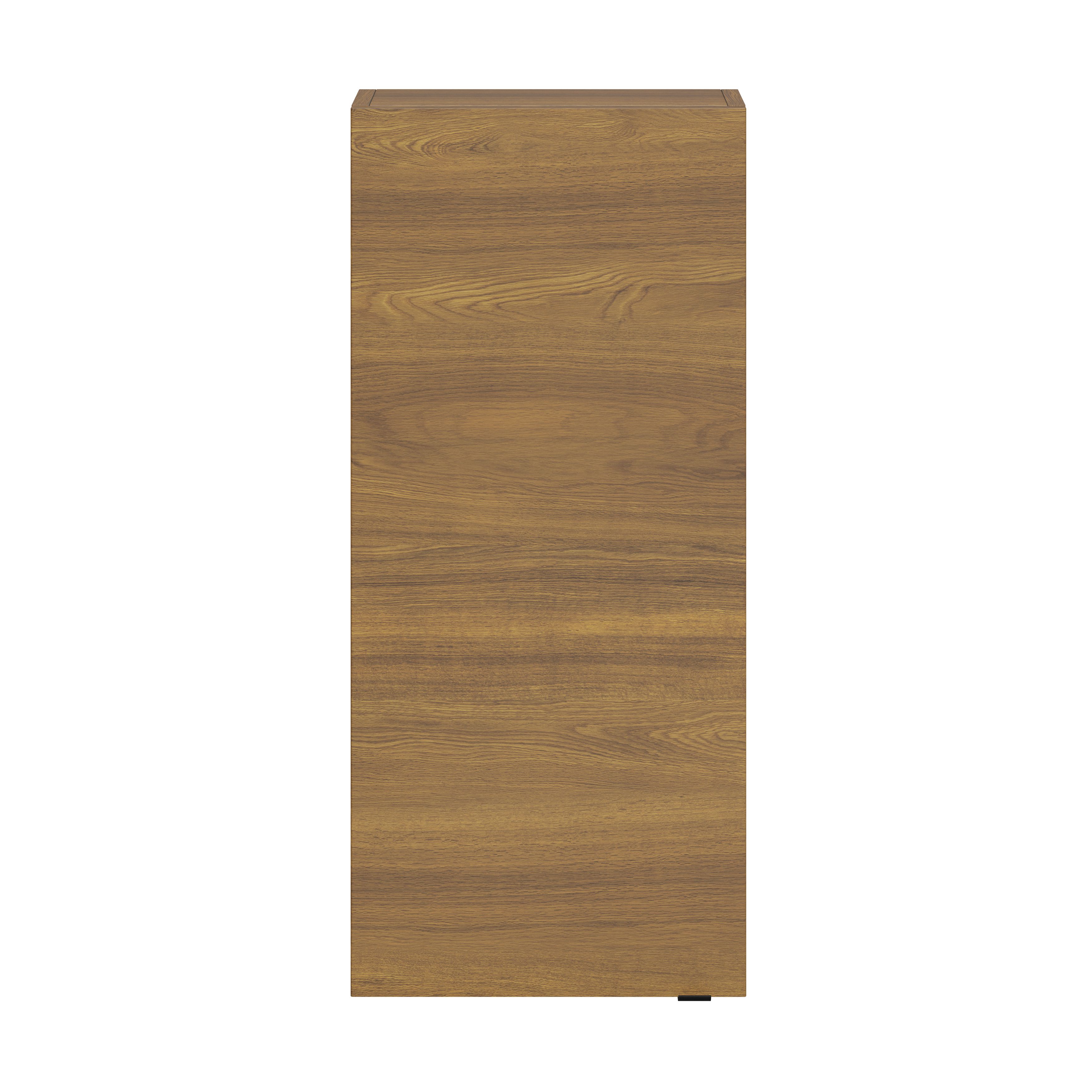 GoodHome Imandra Walnut effect Single Wall Cabinet (W)400mm (H)900mm