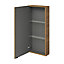 GoodHome Imandra Walnut effect Single Wall Cabinet (W)400mm (H)900mm
