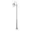 GoodHome Jarrow Stainless steel Mains-powered 1 lamp Outdoor Post lantern (H)2274mm