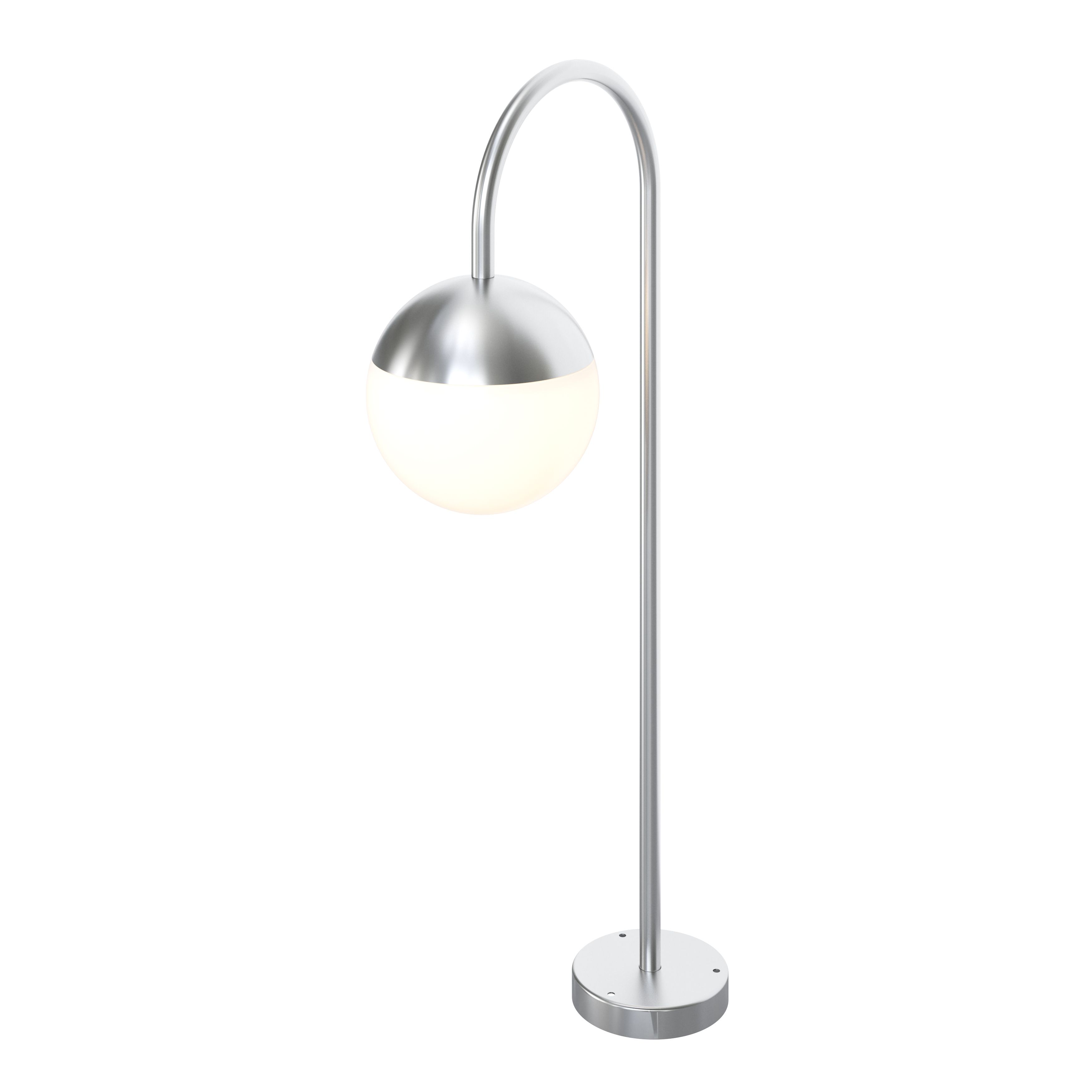 GoodHome Jarrow Stainless steel Mains-powered 1 lamp Outdoor Post light (H)700mm
