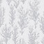 GoodHome Jatoba White Silver glitter effect Tree Textured Wallpaper